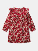 Vestido floral de pana LALOUNETTE / 24H2PFR2ROBF506