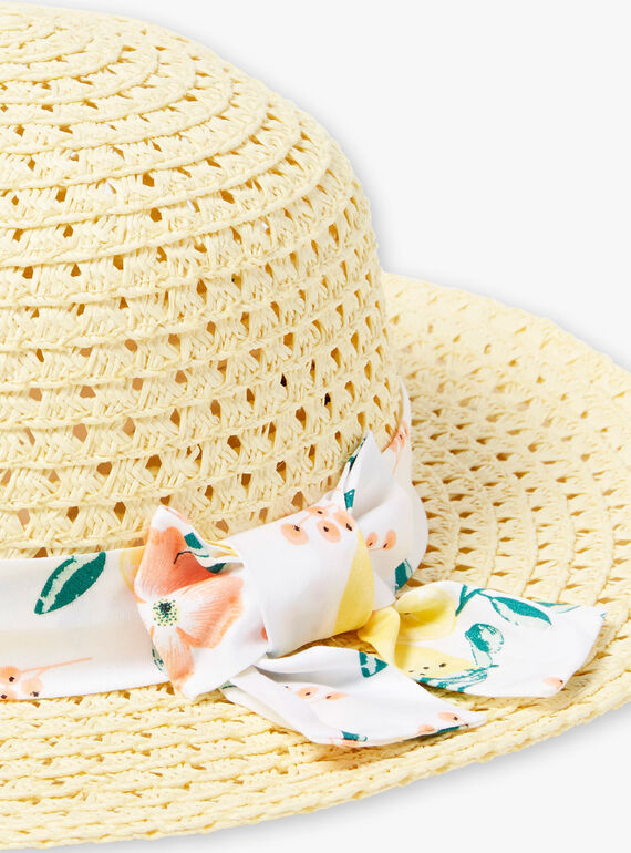 Sombrero beige para niña ZICHUETTE / 21E4PFO1CHAB104