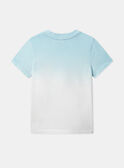 Camiseta Playa Azul y Blanco  KLIPLAGE / 24E3PGR2TMC000
