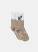 Calcetines mono jacquard bicolor MEPIAGE / 25E4PG81SOQ080