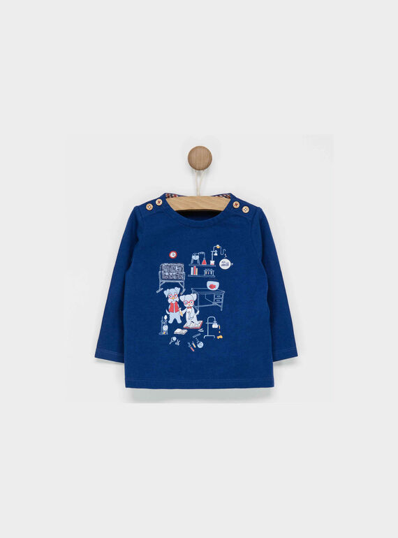 Navy T-shirt PABAPTISTE / 18H1BG22TML715