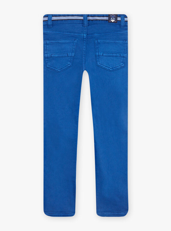 Pantalón slim-fit de twill azul DABRAGE / 22H3PG51PANC207
