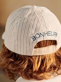 Gorra con estampado de rayas FRECASAGE / 23E4PGI2CHA000