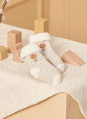 2 pares de calcetines de color crudo LOLO / 24H0AM21SOQ001