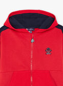 Sudadera bicolor con capucha FEGILAGE / 23E3PGB1GIL506