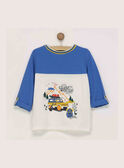 Camiseta de manga larga de color blanco y azul RATOAGE / 19E3PG61TML001