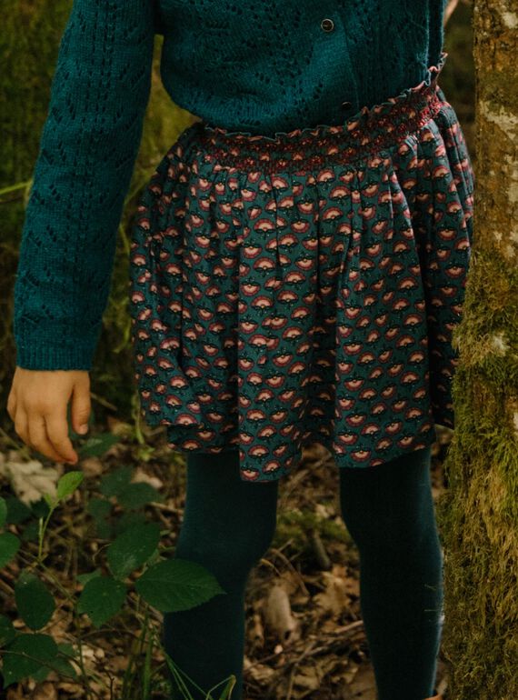 Falda corta con estampado floral DYFERETTE / 22H2PFU1JUP714