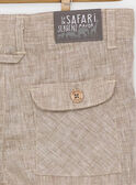 Bermudas de color beige RYESAGE / 19E3PGR3BER009