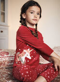 Pijama de Navidad rojo de terciopelo GRUPAYETTE / 23H5PFG2PYJ050