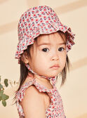 Gorro bob nude con estampado de flores FAWINA / 23E4BFQ1CHAD319