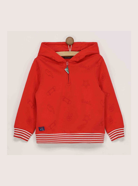 Sudadera-camiseta de color rojo READIAGE / 19E3PGC2SWE505