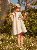 Vestido de color crudo LAROBETTE / 24H2PFI2ROB001