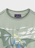 Camiseta Verde Dragón LADTOURAGE / 24H3PGQ2TML629