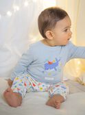 Pelele con estampado de ballena y calcetines para bebé niño CEIACOB / 22E5BG51GREC232