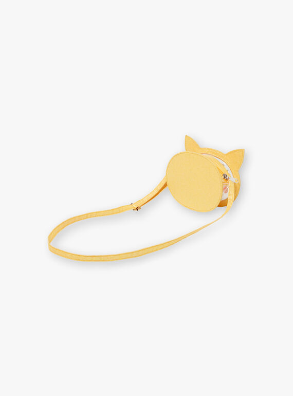Bandolera amarilla con estampado de cara de gato ZITRONETTE / 21E4PFO1BESB104