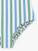 Bañador reversible de color crudo con estampado floral FRYVERETTE / 23E4PFM2D4K001