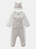 Pijama de oso con gorro MEDIEGO / 25E5BGD2GREA012