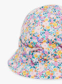 Sombrero crudo con estampado de flores FASOLINE / 23E4BFS1CHA001