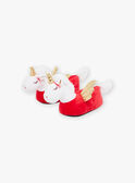 Patucos rojos con dibujo en 3D de unicornio GRUJUETTE / 23F10PF61PTD050