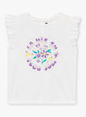Camiseta de manga corta de color crudo LAPAYETTE / 24H2PFI2TMC001