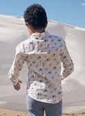 Camisa de color crudo con estampado musical LEPRINAGE / 24H3PGJ1CHM000