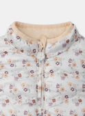 Chaqueta acolchada floral sin mangas reversible MABLANCHE / 25E1BF71D3EE403