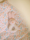 Sonajero de conejito rosa de terciopelo, para bebé niña CONNIE / 22E0AFC1HOC301
