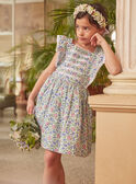 Vestido floral color crudo KRELIBETTE / 24E2PFL4ROB001