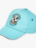 Gorra turquesa de twill con estampado de dinosaurio FLUBEACHAGE / 23E4PGQ1CHA205