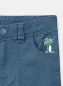 Pantalón / bermuda azul KROCHERAGE / 24E3PGE2PAN714