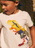 Camiseta color crudo con estampado de dinosaurios KITIAGE / 24E3PGC1TMC632