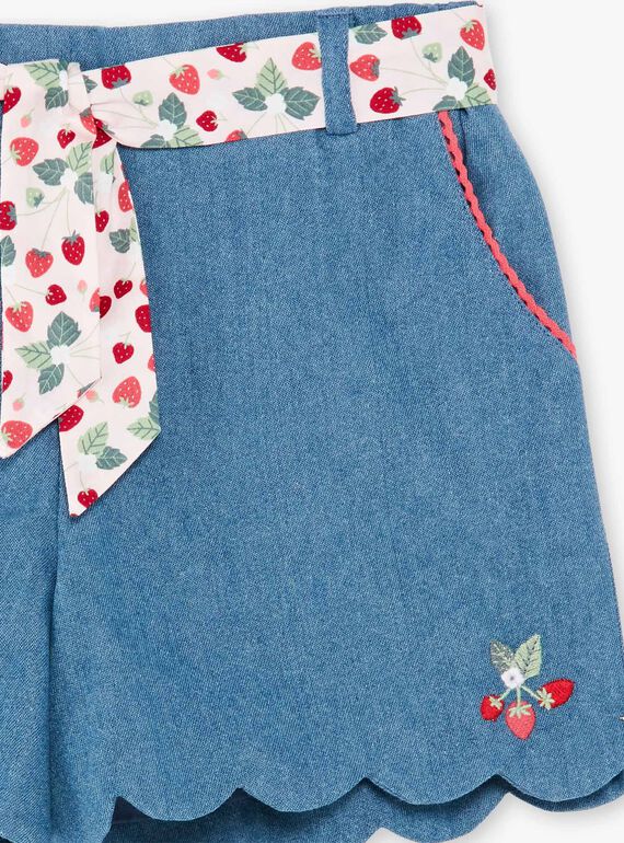 Short vaquero con cinturón ZONORETTE / 21E2PFJ1SHOP269