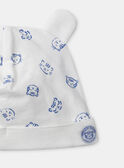 Gorro de punto crudo con estampado de flores MACOCO / 25E4BG81BON001