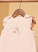 Saco de dormir rosa de popelina LOEVA / 24H0AF11TUR001