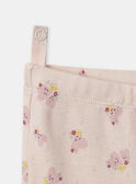 Pijama de punto calado y estampado MEANNA / 25E5BFF1PYJ413
