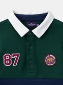 Green POLO SHIRT LYCOLAGE / 24H3PGO1POLG625