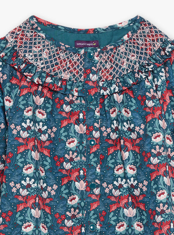 Blusa verde floral DUIBLETTE / 22H2PFZ1CHEG633