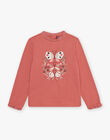 Camiseta rosa con mariposa DUNETTE / 22H2PFR2TMLD332