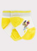 Calcetines cortos de color crudo RYDOMI / 19E4BGS1SOB001