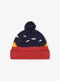 Gorro con borla estampado de paisaje FRAVOTAGE / 23E4PG51BON506