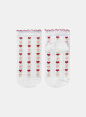 Calcetines jacquard de flores y corazones KLASOZETTE / 24E4PFN1SOB001