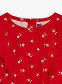 Mono rojo con estampado de estrella 22E1BFP1CBL050