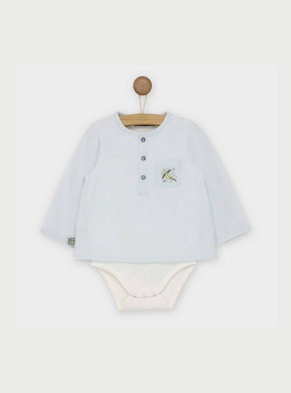 Body-camisa de color azul RAARTHUR / 19E1BG21BOD213