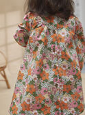 Vestido multicolor con estampado de flores KABEATRICE / 24E1BF31ROB607