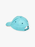 Gorra turquesa de twill con estampado de dinosaurio FLUBEACHAGE / 23E4PGQ1CHA205