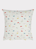 Juego de cama de color crudo con estampado de coche TIPARURVOI / 20EZEN73PLC000