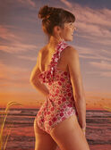 Bañador de color nude con estampado de flores KLUINDEF / 24E2FFG1D4KC204