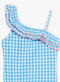 Bañador de cuadros para niña CLIRETTE / 22E4PFO4D4K001