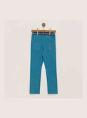 Pantalón de color turquesa RERIFAGE / 19E3PGD1PAN202