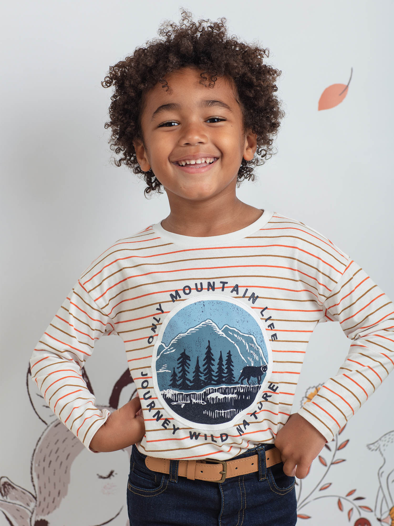 Camiseta rayas deals colores niño